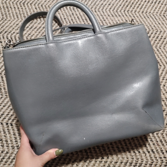 Blue/grey Matt and Nat vegan satchel - Picture 7 of 12